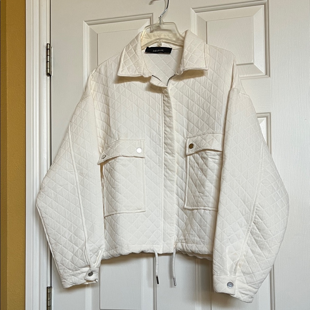 Zara Basic Full Zip Jacket / Tops Nwot - image 1